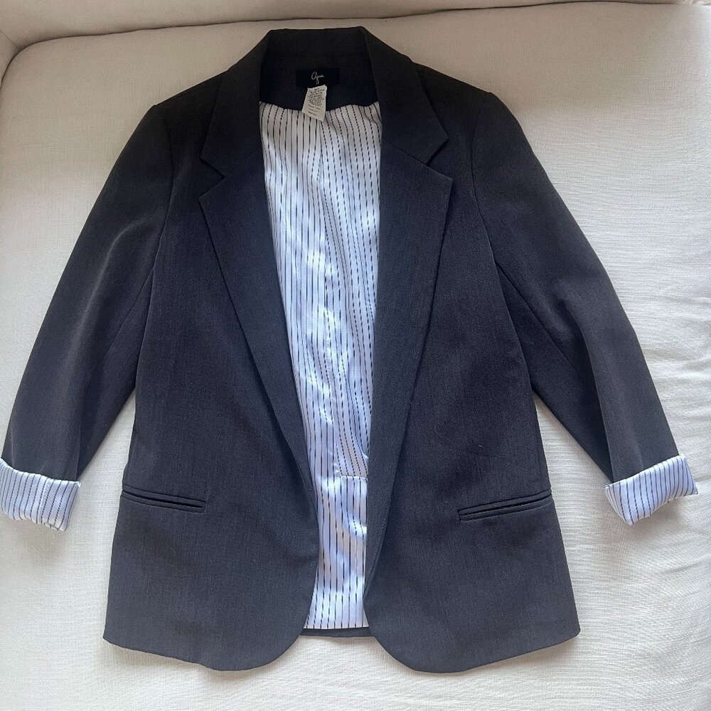 Aqua Blazer - Gray